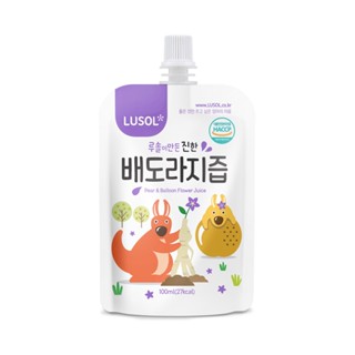 【韓國Lusol】嬰幼兒雪梨桔梗汁 適合月齡6m+ 副食品 寶寶零食 寶寶果汁 寶寶點心