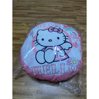 出清 HELLO kitty 凱蒂貓 抱枕 靠枕 大款 圓型抱枕 娃娃 布偶