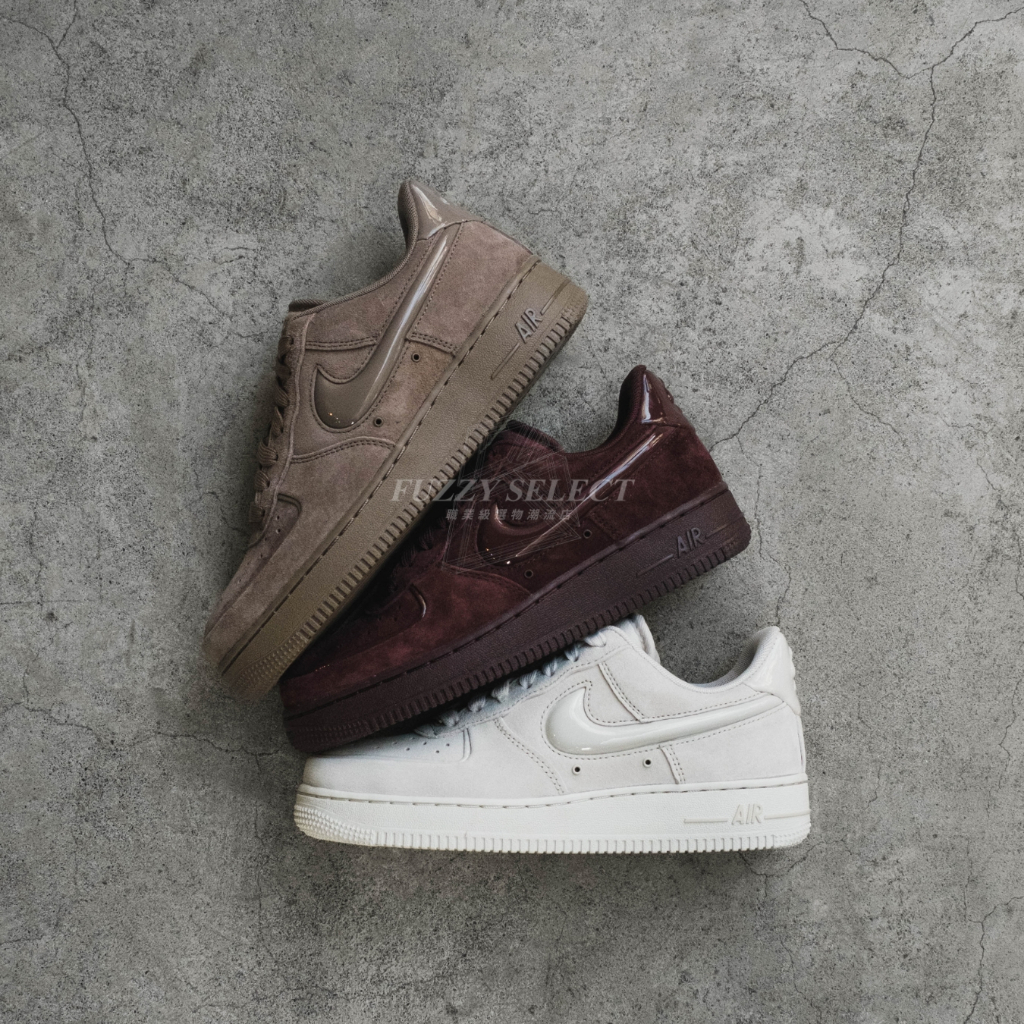 【逢甲 FUZZY】W Nike Air Force 1 絲絨 麂皮 立體勾 HV4406-001 HV4406-200