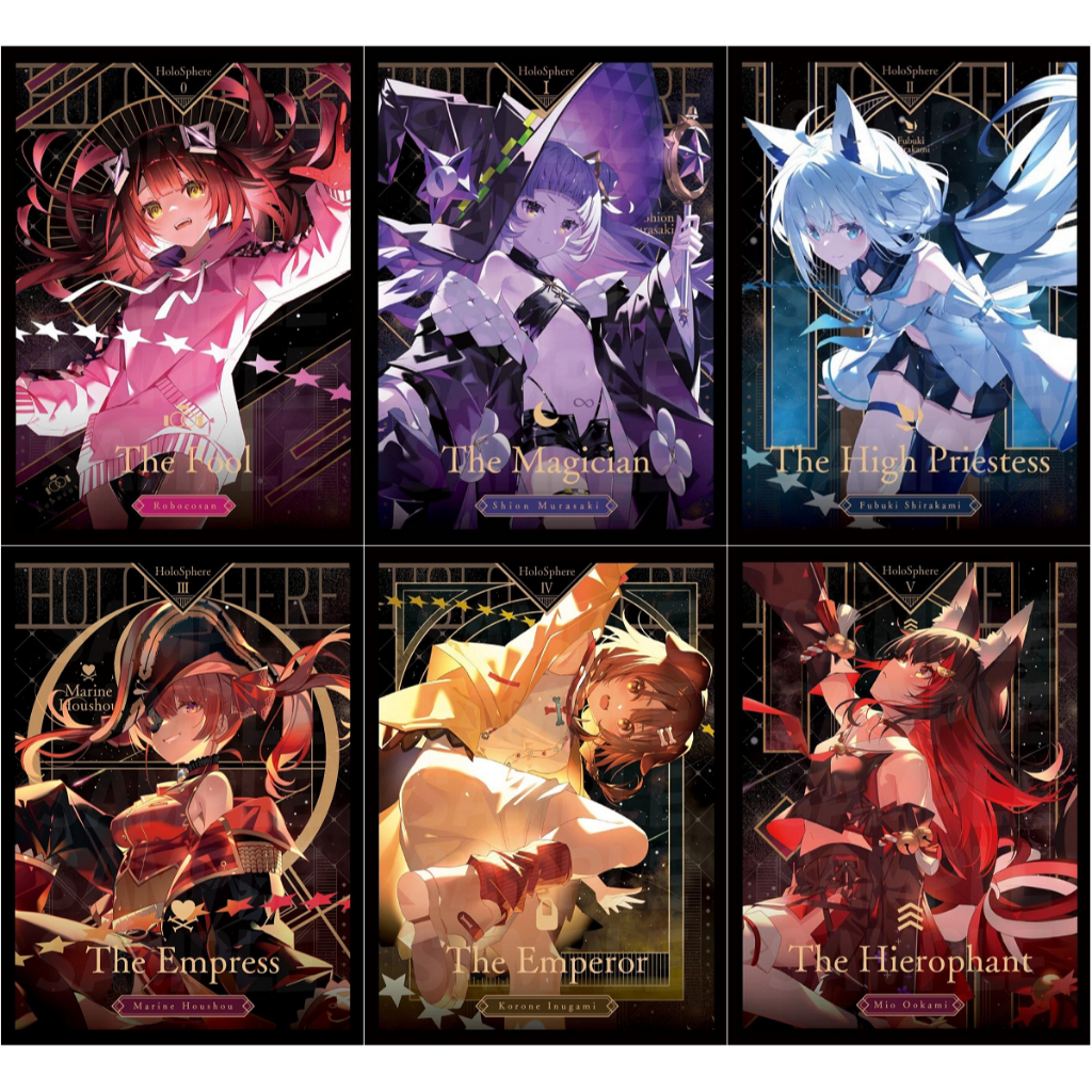 【角色卡套】 Hololive 蘿蔔子 紫咲詩音 白上吹雪 寶鐘瑪琳 戌神沁音 大神澪 塔羅牌ver サンクリ2025冬