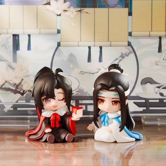 【官方正版】官瑕❤魔道祖師-雲深攜影Q版手辦❤公仔/模型/擺飾/玩偶/玩具/陳情令/魏無羡/藍忘機/魔道袓師/擎蒼