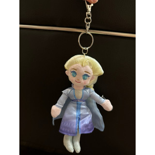 香港迪士尼Disney限定 冰雪奇緣Elsa公主絨毛布偶吊飾