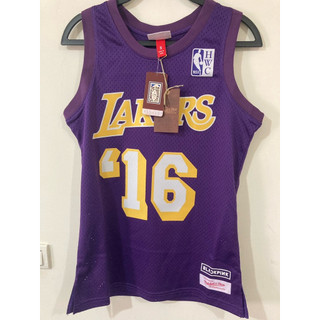 Mitchell and Ness Black Pink Los Angeles Lakers Jersey球衣