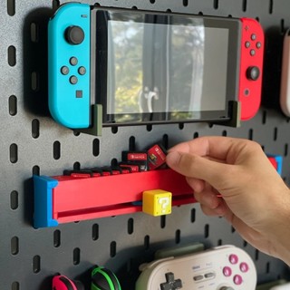 🕹️台灣出貨🎮Switch遊戲卡收納盒 趣味滑動取卡 遊戲卡帶收納 防塵防潮 大容量卡匣盒 記憶卡 遊戲卡包 遊戲片卡盒