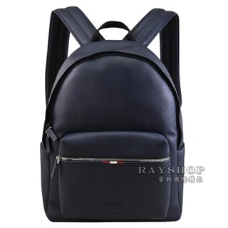 睿鈞國際精品 BALLY 6238422 PARTON 烙印LOGO後背包.深藍 現貨