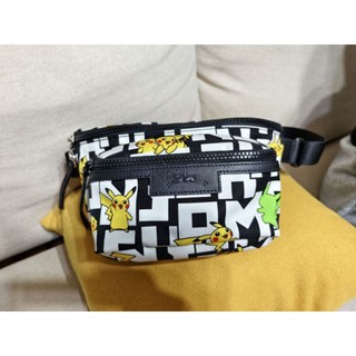 LONGCHAMP POKEMON 皮卡丘 Pokémon寶可夢 聯名 限定 胸包 斜挎包