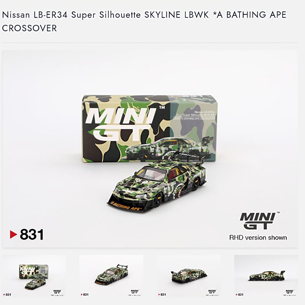 MINI GT LBWK BAPE ケンメリ + HEC限定 2セット MINI GT 1/64 日産