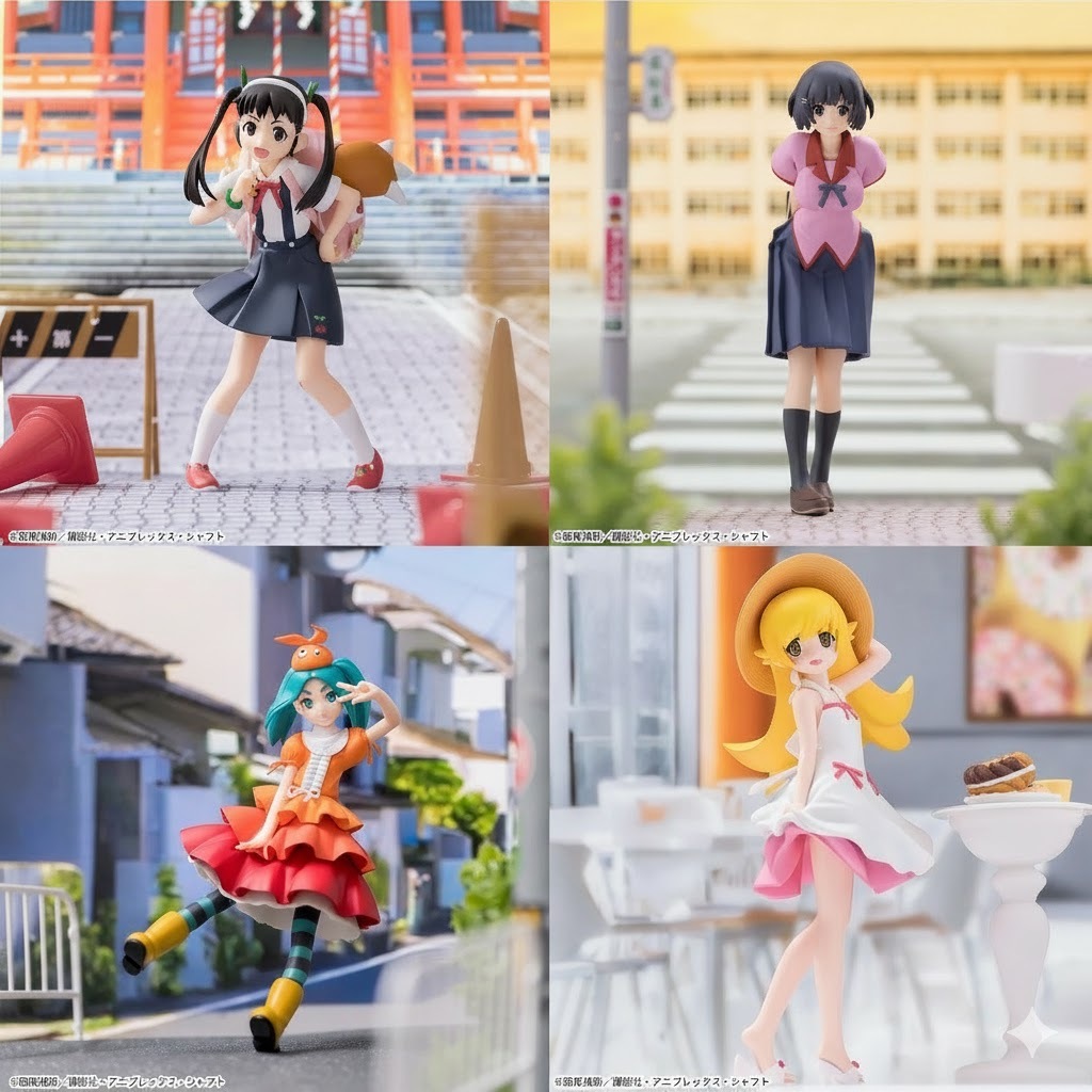 🦈大鯊日舖 日版全新現貨 SEGA 羽川翼 八九寺真宵 斧乃木余接 忍野忍 小忍 化物語 西尾維新 景品 公仔