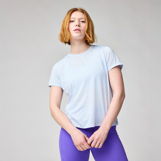 【BROOKS】女 Dash 短袖上衣 元素藍 (221755456)