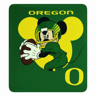 [現貨]美式球隊雙層空調毯 Mickey米奇聯名毛毯NCAA奧勒岡鴨Oregon Ducks美式足球 居家交換生日禮品