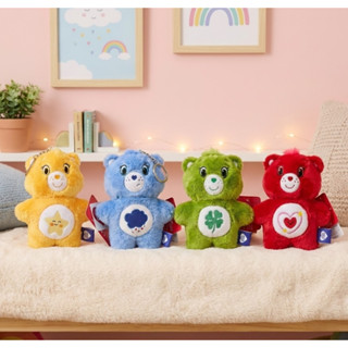 ⚡現貨⚡泰國正版Care Bears 鑰匙圈 吊飾 彩虹熊 絨毛娃娃 正版代購 泰版 包包掛件 玩偶 鑰匙扣 生日禮物