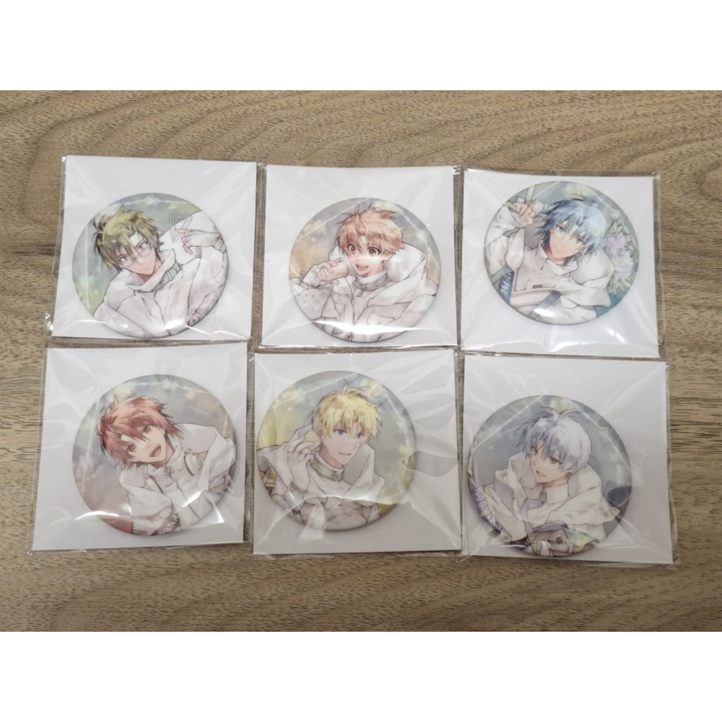 IDOLiSH7 原畫 徽章 種村有菜 二階堂大和 和泉三月 四葉環 逢坂壯五 六彌凪 七瀨陸 アイナナ 偶像星願