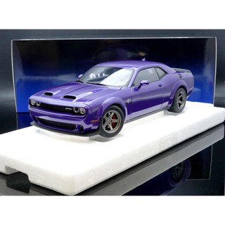 【MASH】Autoart 1/18 Dodge Challenger SRT SuperStock 紫 71768