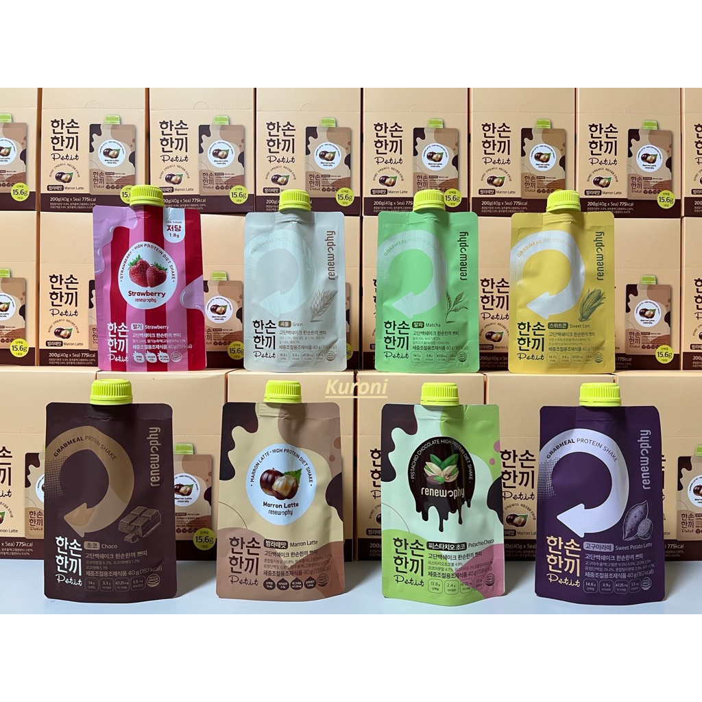 限時特惠大促‼️現貨當日出‼️㊙️挑戰蝦皮最低價效期最新㊙️Renew phy巧口奶昔代餐韓國超商40g+預購
