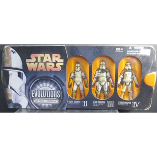 STAR WARS Hasbro 白兵 EVOLUTIONS CLONE TROOPER TO STORMTROOP