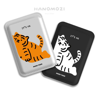 𝙃𝙖𝙣𝙤𝙢𝙤𝙯𝙞 - MUZIK TIGER It's Okay Magsafe 卡片夾 皮革質感 韓國文創 無業老虎