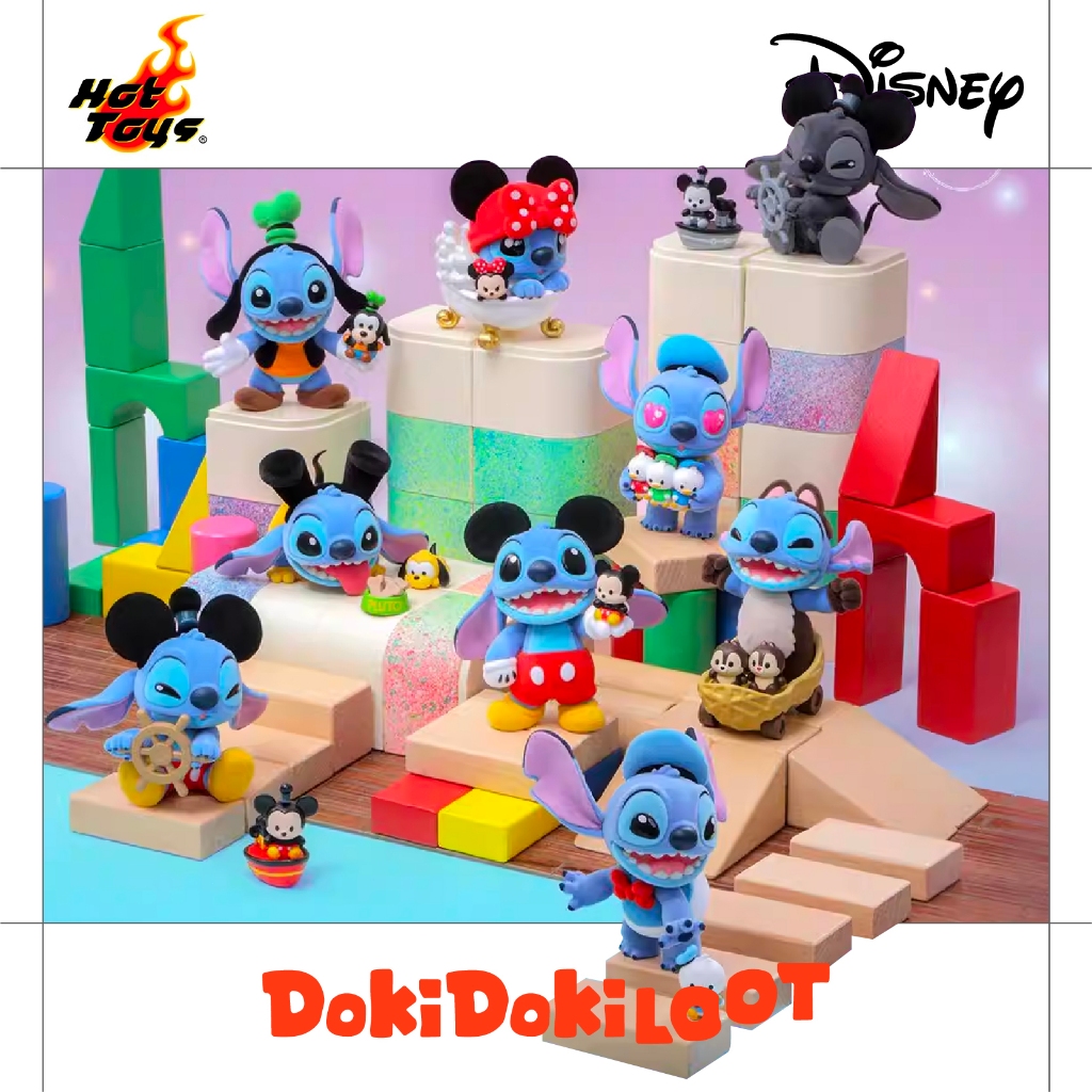● Doki ● 史迪奇狂熱系列 米奇與好友 盒玩 ● 可挑款 隱藏 HotToys COSBI 盲盒 迪士尼 黑白船長