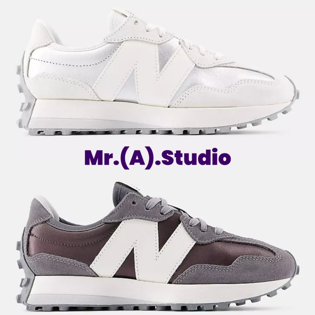 Mr.A😈A先生 New balance 327 大N 皮革 麂皮 復古 休閒鞋 女 WS327GLA WS327GLB