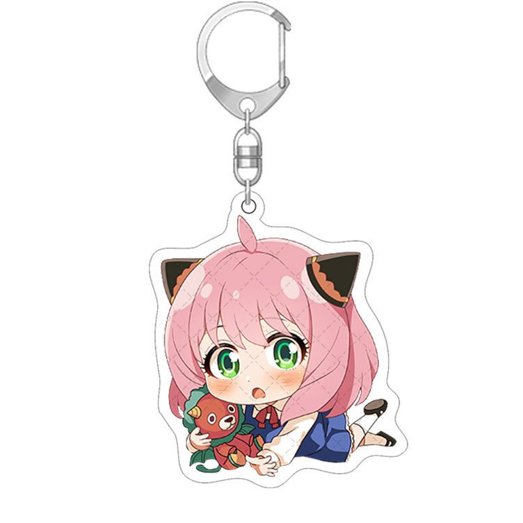 <限量> SPYxFAMILY 間諜家家酒 壓克力鑰匙圈吊飾 - 安妮亞 洛伊德·佛傑 約兒·佛傑