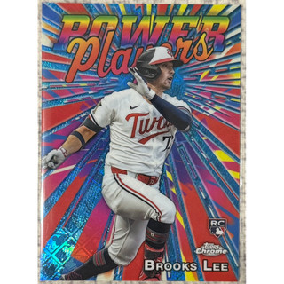 [球員卡 MLB] 2025 Topps Chrome MLB Brooks Lee Power Players 雙城