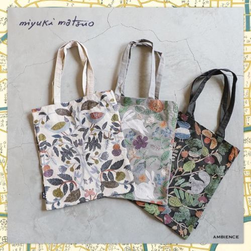 *《小巴趴趴造》現貨有發票！日本～松尾ミユキ / 松尾美雪 立體刺繡滿版 大托特包 / 小托特包 【立體刺繡托特包】