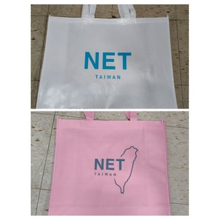 新色上市 NET環保購物袋 全新 桃紅色 白色 現貨