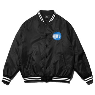 NUTS SPORTS Subway Satin Jacket 經典美式棒球外套 黑 GorDoN 紐約地鐵【CbP】