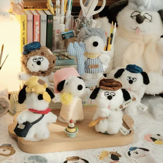 🐶WBP免運🤠正版 山莫新品PEANUTS史努比聯名 小狗的隨機事件系列盲盒 史努比奧拉夫吊飾玩偶 毛絨玩偶鑰匙扣吊飾
