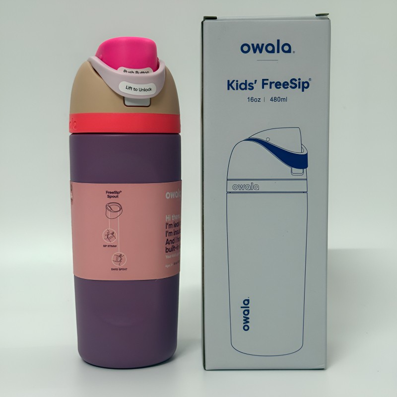 【活動促銷 優惠多多 】好市多 兒童水壺 16oz/480ml 不鏽鋼 玫瑰芬芳 owala freesip Kids