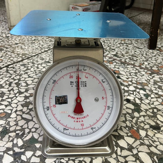 全白鐵 304 磅秤 21公斤 彈簧秤 磅秤 35台斤 傳統型磅秤 指針型磅秤 21kg 不銹鋼 交易秤 市場秤 台灣
