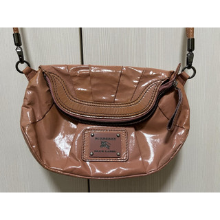英國Burberry正品粉色休閒時尚斜背小包包