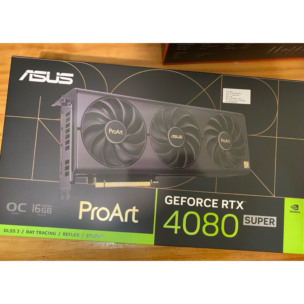 華碩 ASUS 4080 Super ProArt 保固長 近全新 盒裝配件完整！