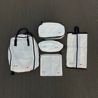 安德特 NIKE 旅行收納袋套裝 行李箱衣物收納 鞋子收納袋 分類整理包 輕量設計 小物收納包 行李整理 防潑水