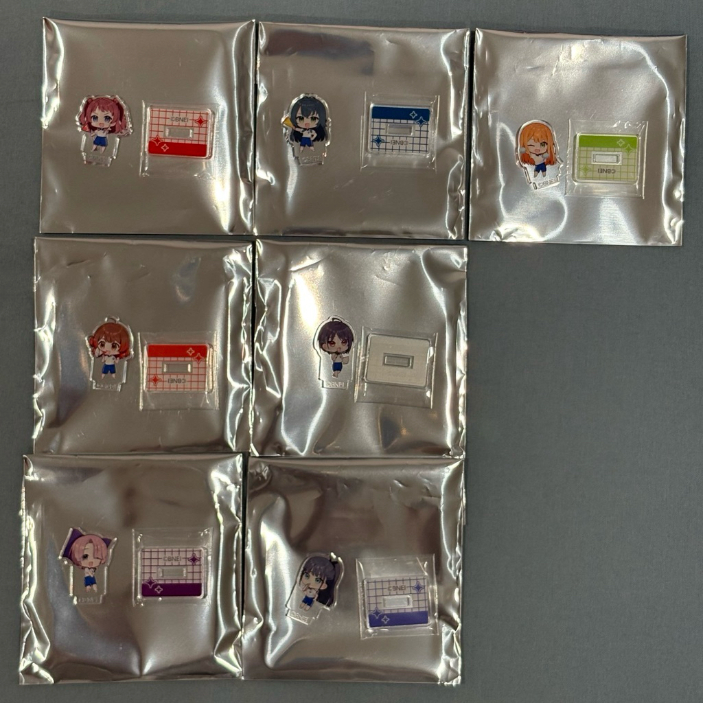 學園偶像大師 学マス 初星大運動會 紀念迷你立牌（花海咲季/月村手毬/紫雲清夏/花海佑芽/真城優/有村麻央/雨夜燕）