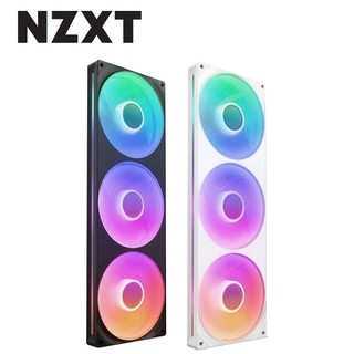 NZXT 恩傑 F420 RGB Core 一體式核心扇 黑色/白色