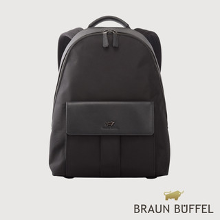 【BRAUN BUFFEL】馬賽爾 後背包-黑色(德國小金牛台灣總代理)/BF579-73-BK