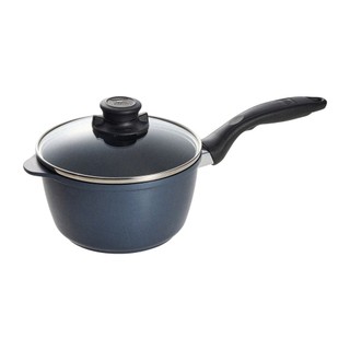【康寧餐具WORLD KITCHEN】 大金藍寶石鑄造不沾單柄鍋18cm(含蓋)