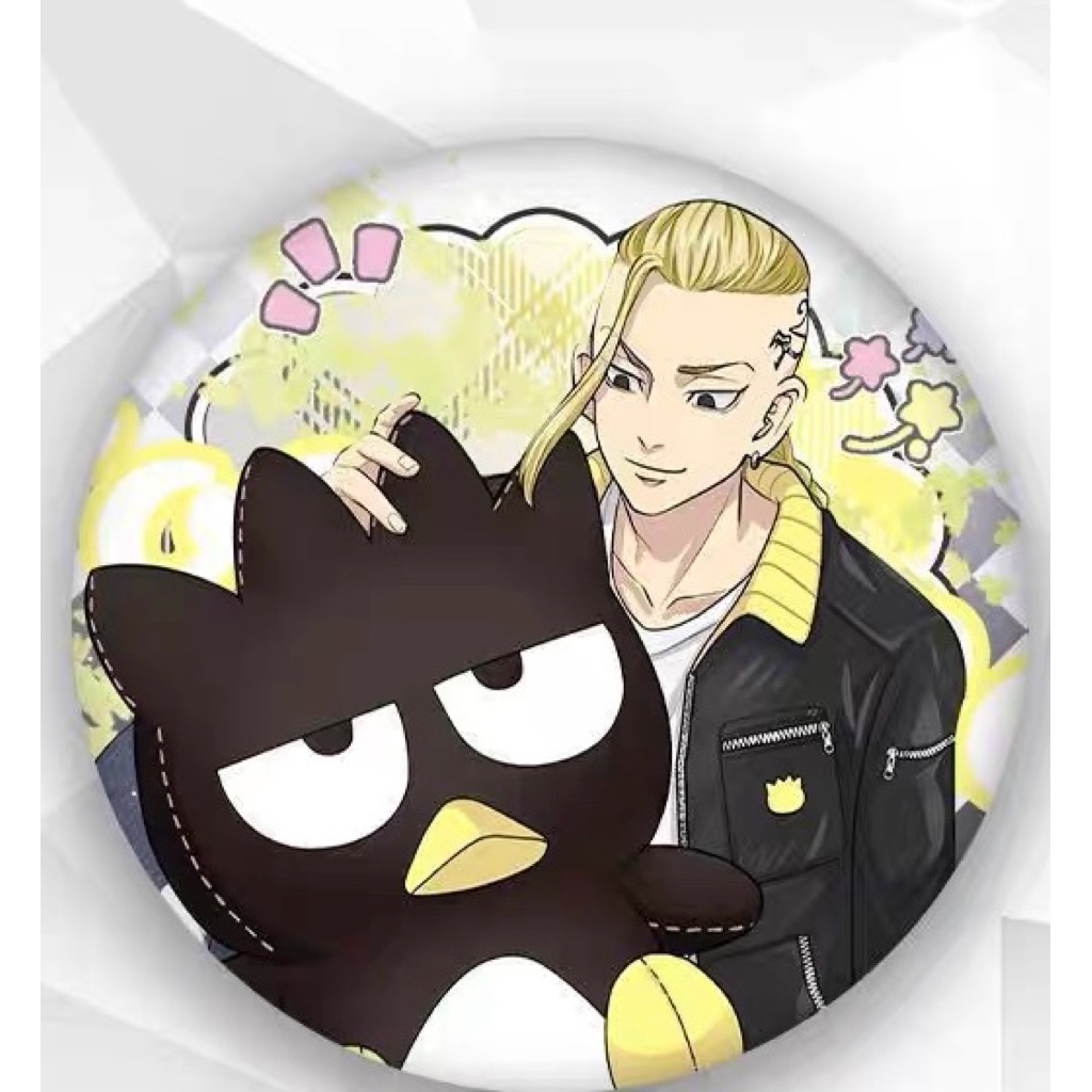 東京復仇者 東卍 龍宮寺堅 龍堅 閃徽 三麗鷗聯名 酷企鵝x龍堅 徽章