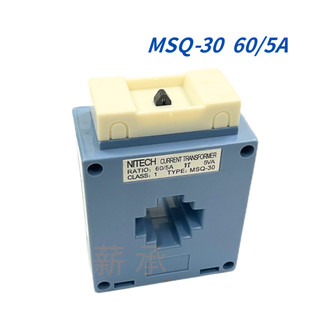 <電子發票>現貨 NITECH 比流器 CT 電流互感器 MSQ-30 60/5A 1T 5VA