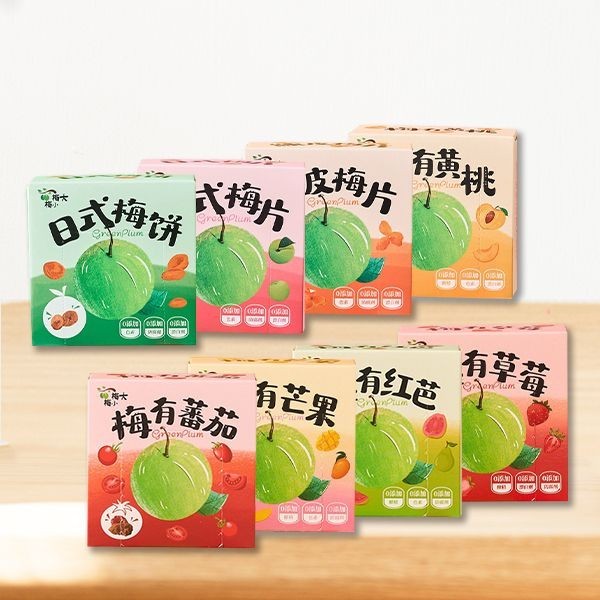 梅大梅小 日式梅片/梅餅/陳皮梅片/梅有黃桃/芒果/草莓/紅芭/番茄 (50g) 果乾 乾貨【小三美日】DS027375