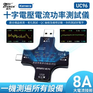 🍎【台灣出貨】 炬為電壓電流檢測儀 3.0 彩色版 電壓 電流 檢測儀 測試器 Type-C USB QC 測試
