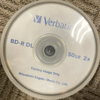 日本製 Verbatim BD-R DL 50GB 2x 桶裝25片