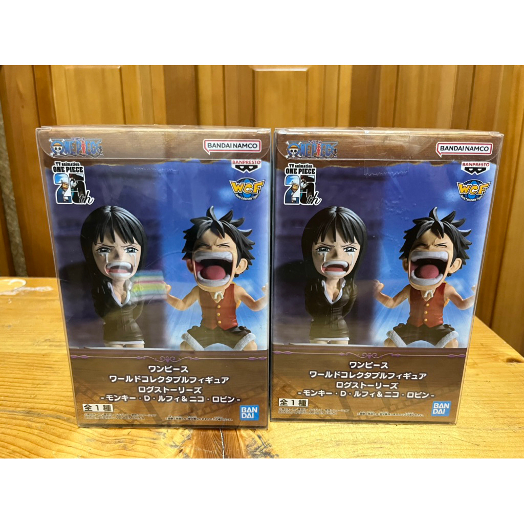 🐻海賊王 WCF 蒙其·D·魯夫 妮可·羅賓 魯夫 羅賓 司法島-全新未拆