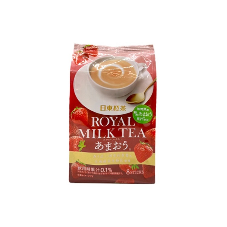 日東紅茶 奶茶-草莓風味 8本入【Donki日本唐吉訶德】