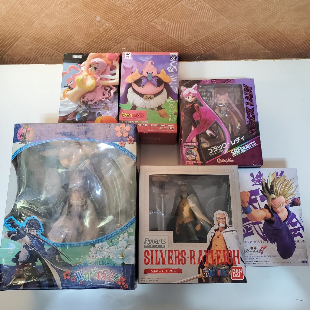 合售 白星 海賊王 魔人普烏 七龍珠 黑暗貴婦 美少女戰士 三日月宗近 刀劍亂舞 雷利 悟飯 七龍珠 模型 公仔