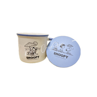 SNOOPY午茶時光馬克杯+杯墊 下午茶杯 咖啡杯 水杯 馬克杯 杯子