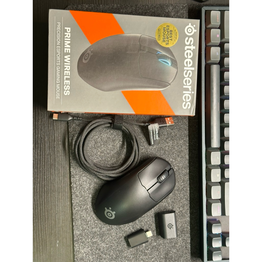 SteelSeries 賽睿 Prime Wireless 無線滑鼠 電競滑鼠 RGB 有線無線滑鼠
