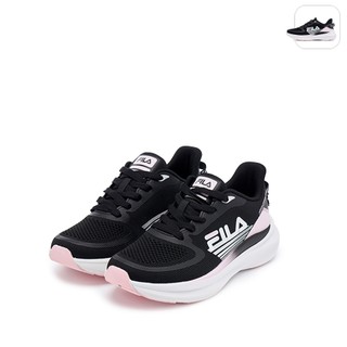 【FILA】女性 Chasing 慢跑鞋-黑/粉 5-J310Z-051