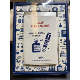 17❤️ 日本 SHINNIPPON CALENDAR《 2025 曆生活 x Eric聯名 日曆》/二手儲存良好