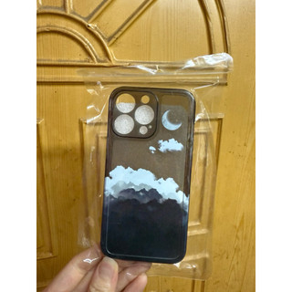 全新 iPhone 13 Pro 黑色 月亮 雲朵 手機殼 apple 夾娃娃機